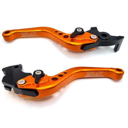 DLS Performance Short Orange Clutch & Brake Levers For KTM 390 Duke 2013-2022