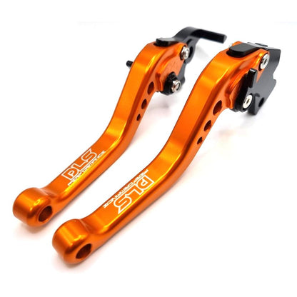 DLS Performance Short Orange Clutch & Brake Levers For KTM 390 Duke 2013-2022