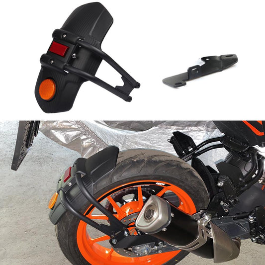 Motorcycle Carbon Fender Rear Hugger Splash Guard -  KTM Duke 125 200 250 390