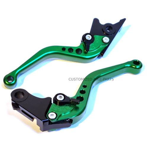 Short Green Clutch & Brake Levers For Honda CB125R 2019-2023