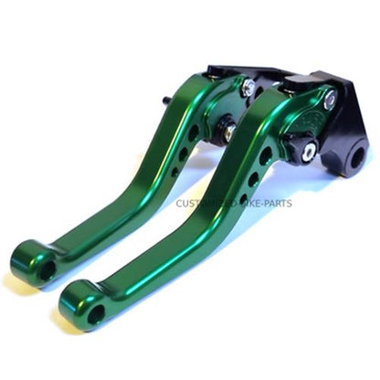 Short Green Clutch & Brake Levers For Honda CB125R 2019-2023