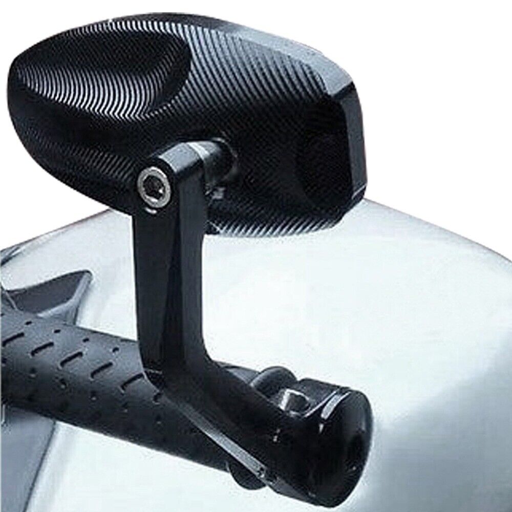 Universal 22mm Handlebar End Mirrors Rearview - Triumph Street Triple models