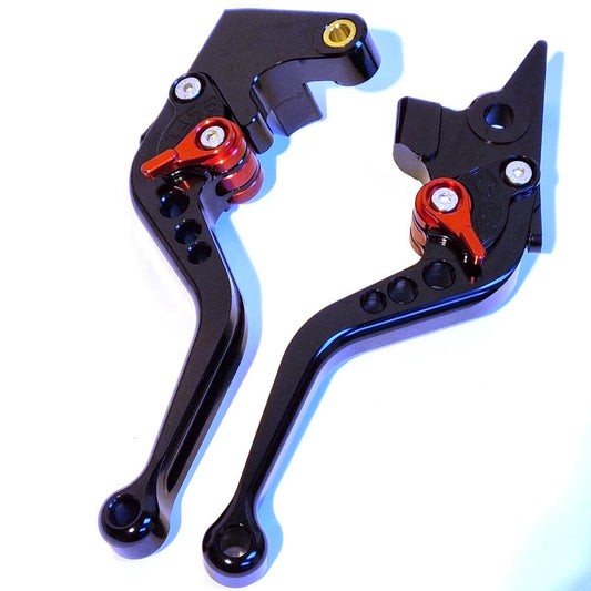 Short Black Clutch & Brake Levers For Lexmoto LXR 125 Euro 5 SY125-10-E5