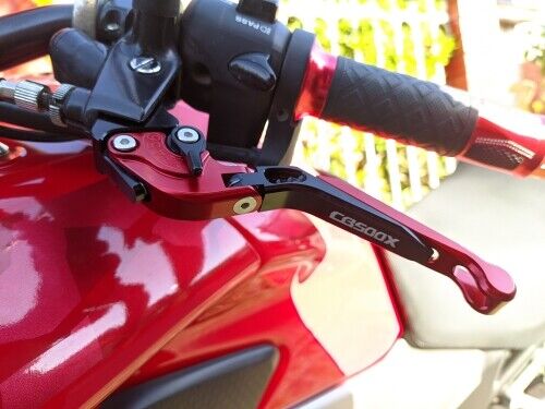 Red / Black Brake & Clutch Levers - Honda CB500X 2013-2021