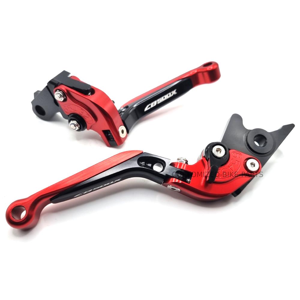 Red / Black Brake & Clutch Levers - Honda CB500X 2013-2021