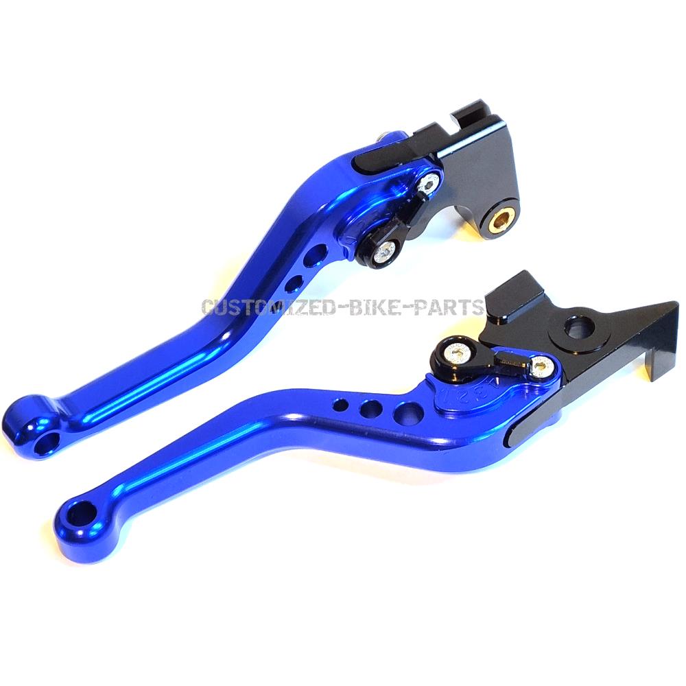 Short Blue Clutch & Brake Levers For Lexmoto LXR 380 [TR380-GP1]