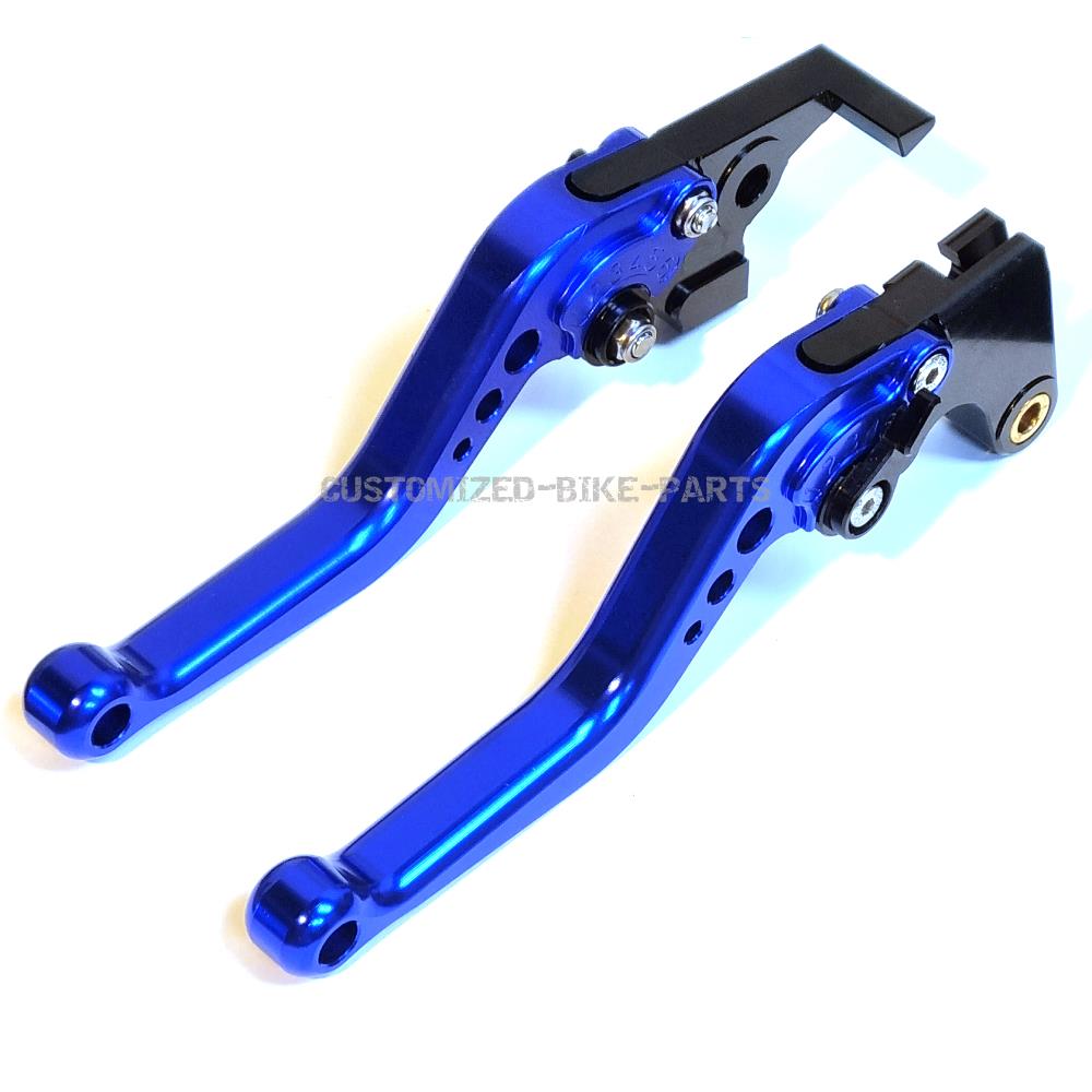 Short Blue Clutch & Brake Levers For Lexmoto LXR 380 [TR380-GP1]