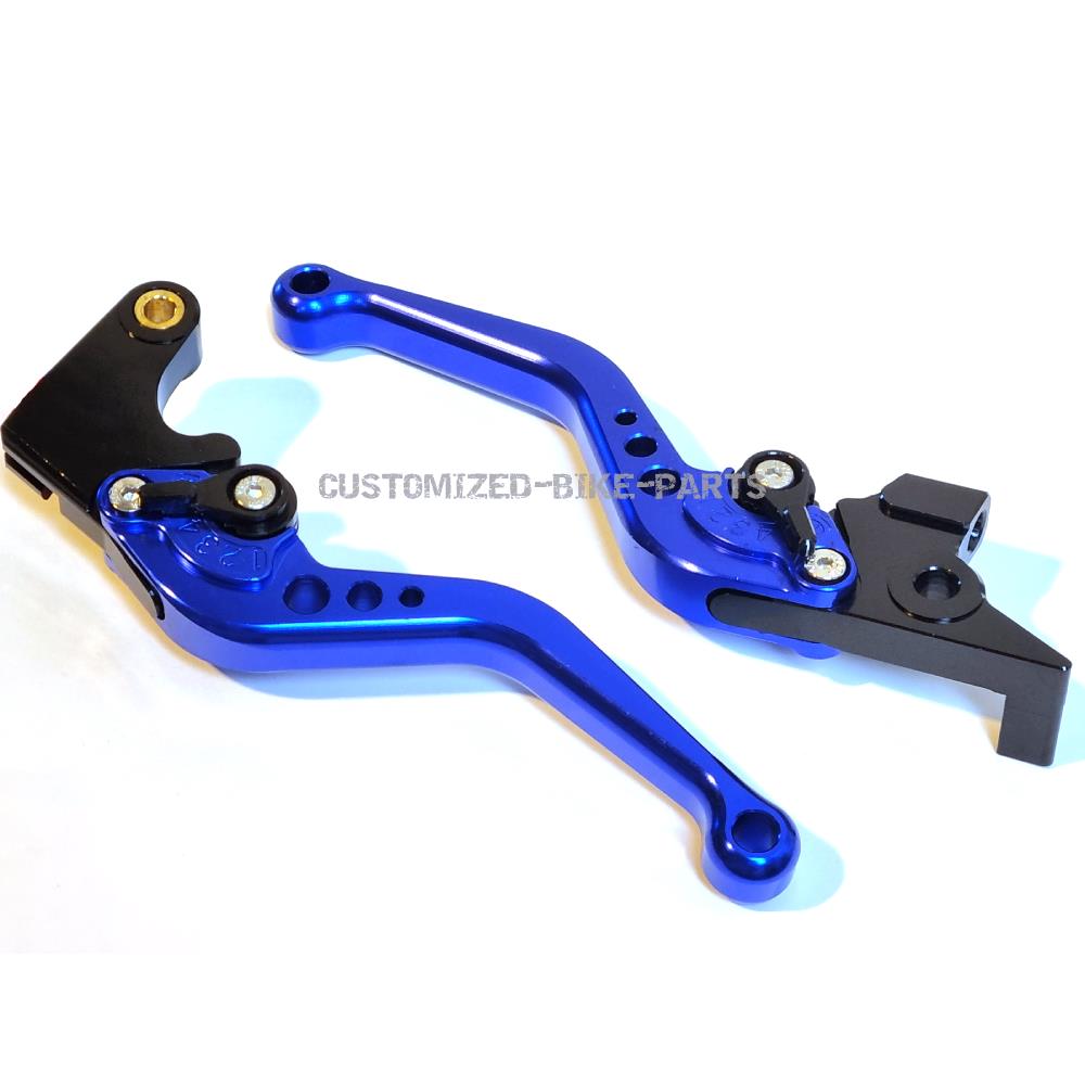 Short Blue Clutch & Brake Levers For Lexmoto LXR 380 [TR380-GP1]