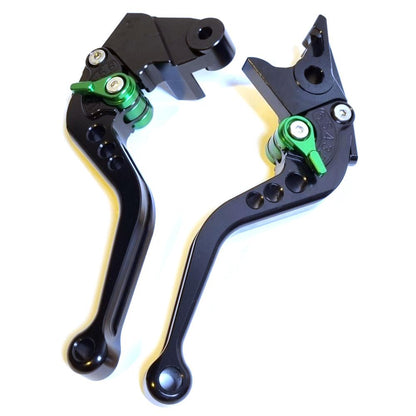 Short Black Clutch & Brake Levers For Kawasaki Z800 2013-2018