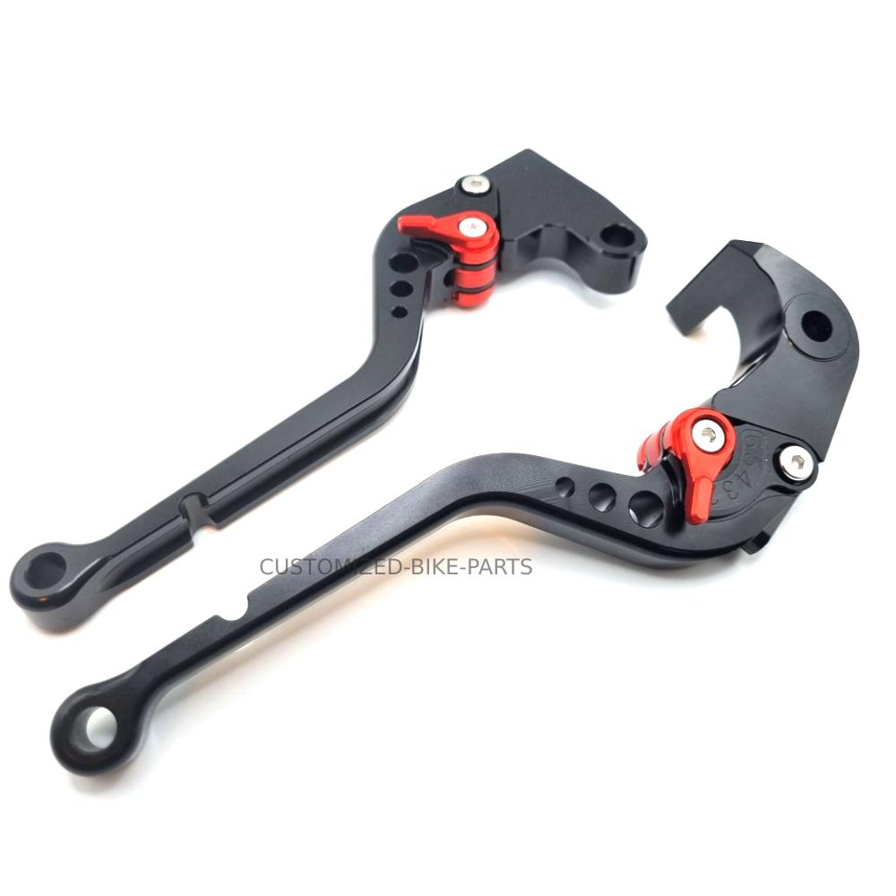 Long Black Clutch & Brake Lever - Triumph Speed Triple 2008-2010