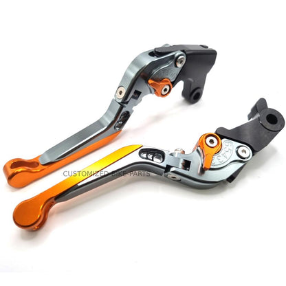 KTM 890 Duke 2020-2023 | Adjustable Clutch Brake Lever Set Titanium / Orange