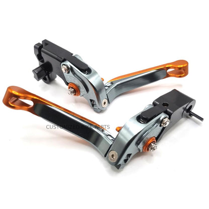 KTM 890 Duke 2020-2023 | Adjustable Clutch Brake Lever Set Titanium / Orange