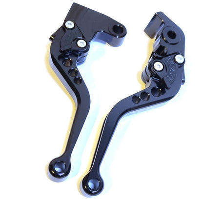 Short Black Clutch & Brake Levers for Triumph Daytona 675 R 2011-2017