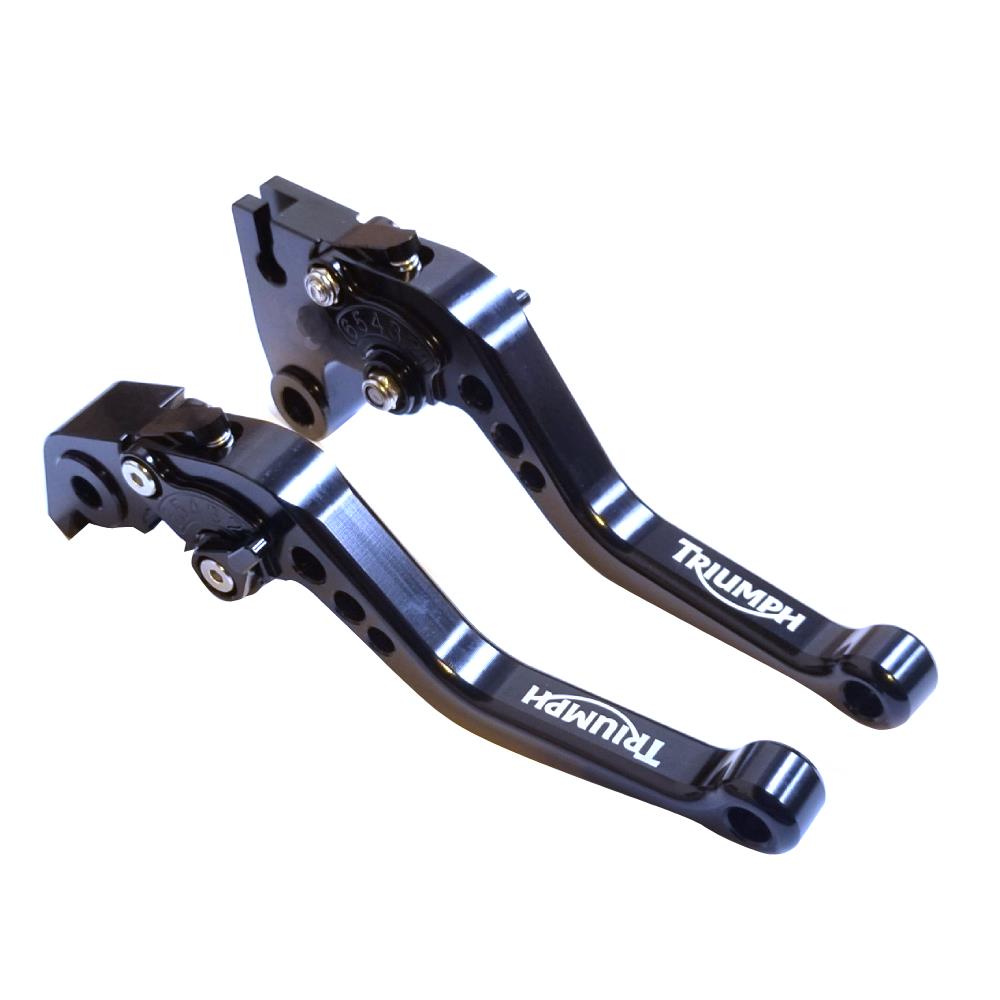 Short Black Clutch & Brake Levers - Triumph Speed Triple 1050 2011-2015