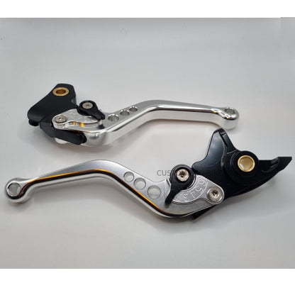 Royal Enfield 350 Classic / Meteor 2021- | Short Clutch Brake Lever Set - Silver