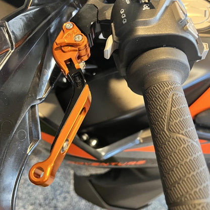 KTM 890 Adventure 2019-2024 | Adjustable Clutch Brake Lever Set Black / Orange