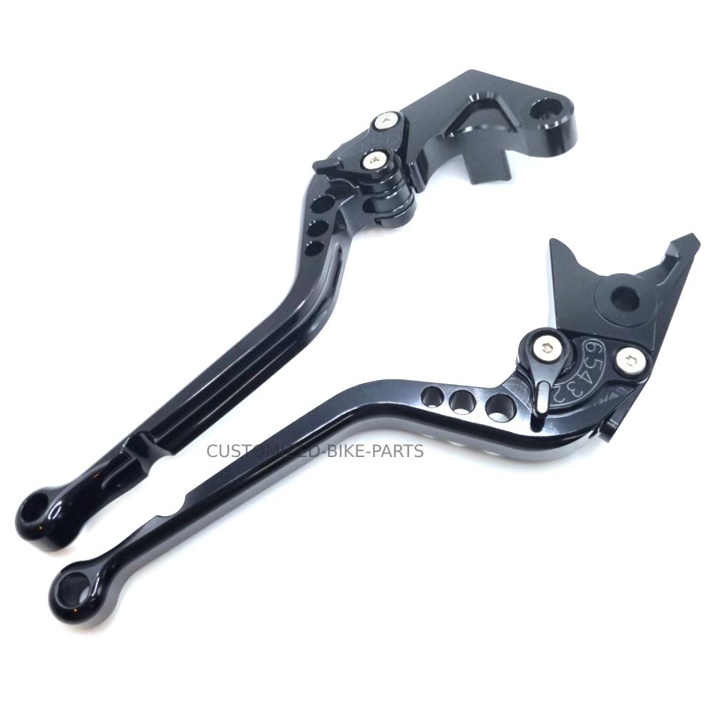 Honda CB650R CB650F CBR650R CBR650F 14-24 | Long Clutch Brake Lever Set - Black