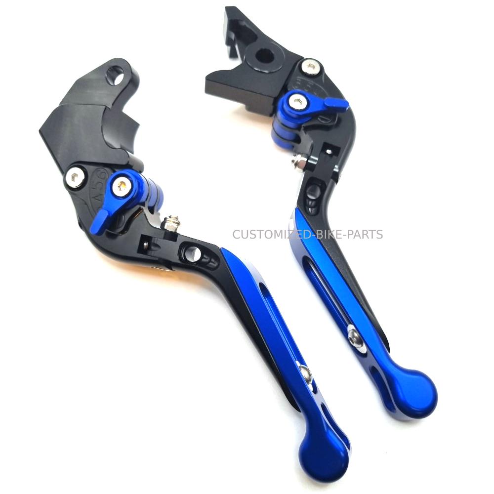 Adjustable Clutch Brake Levers Blue / Black Lexmoto LXR 125 Euro 5 SY125-10-E5