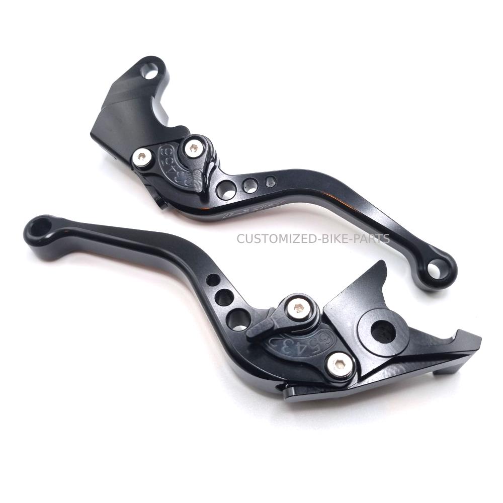 Short Black Clutch & Brake Levers For Lexmoto LXR 125 Euro 5 SY125-10-E5