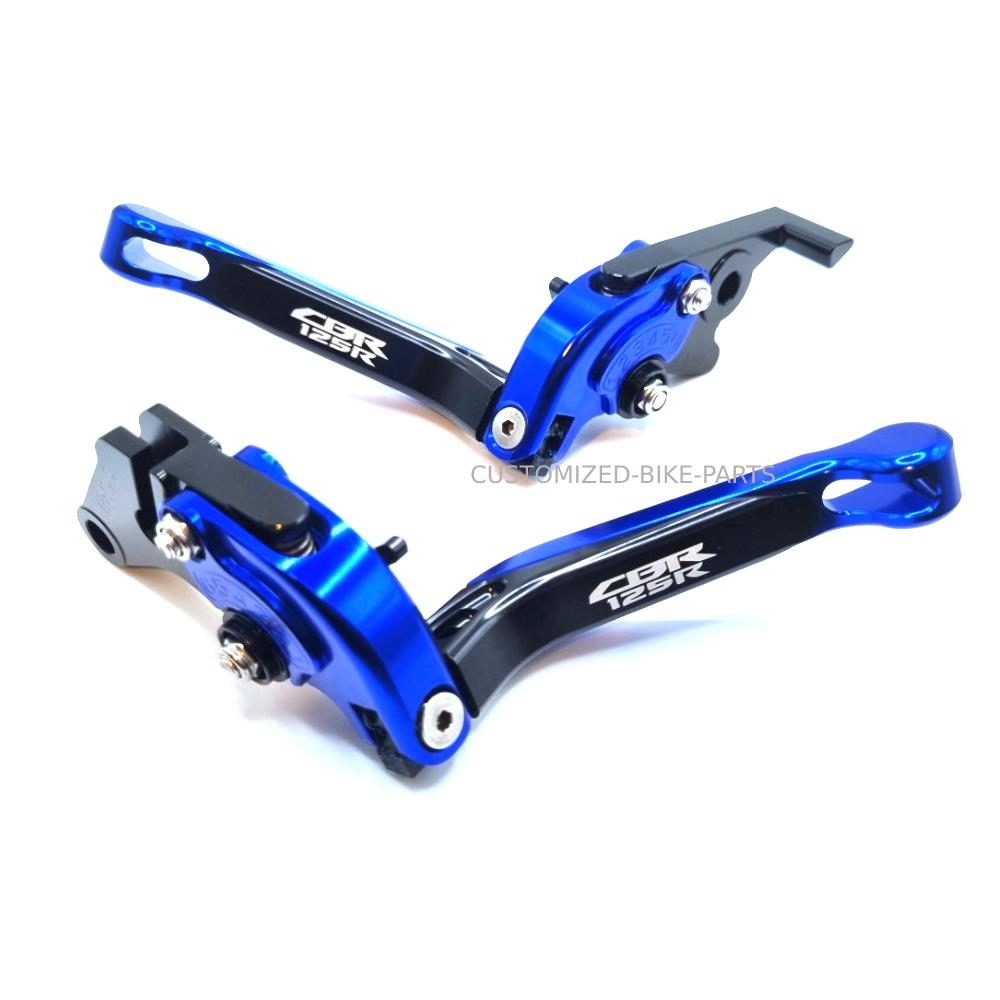 Honda CBR 125 R 2004-2023 | Adjustable Clutch Brake Lever Set Blue / Black