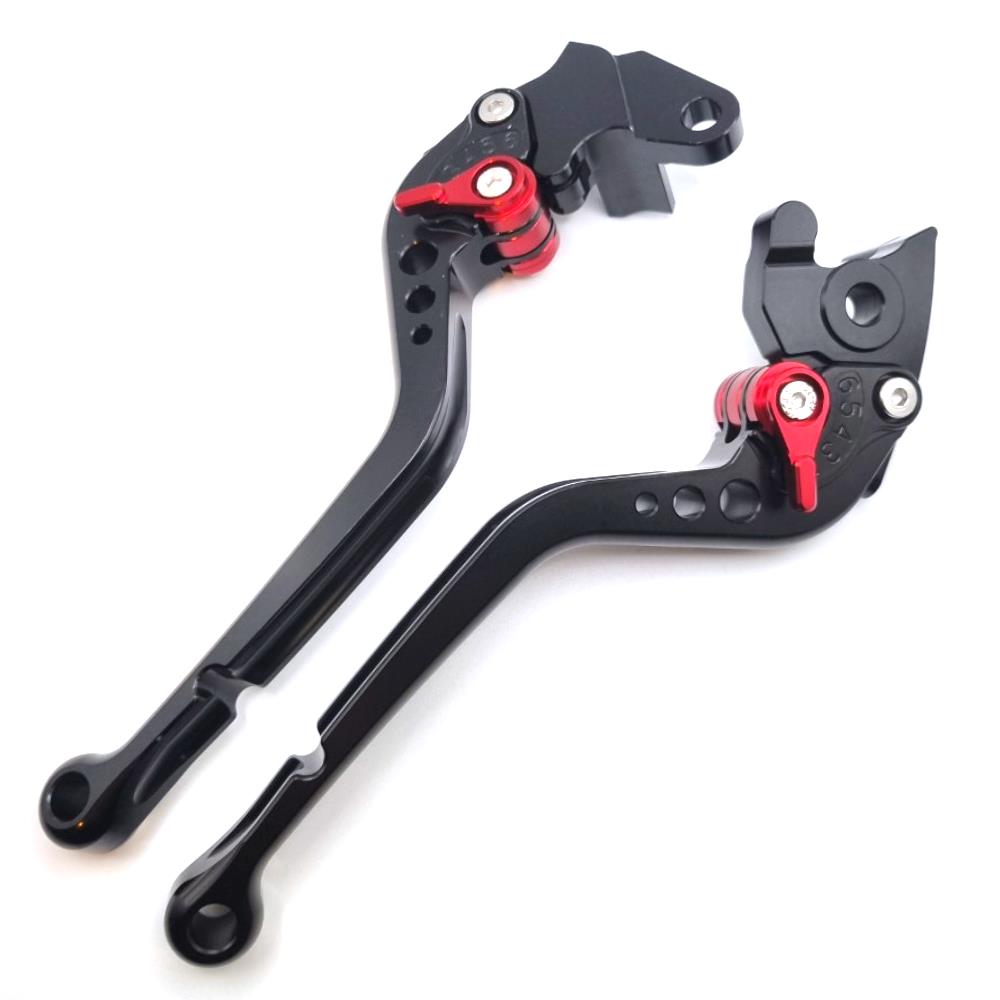 Long Black Clutch & Brake Levers For Yamaha MT-125 2014-2019