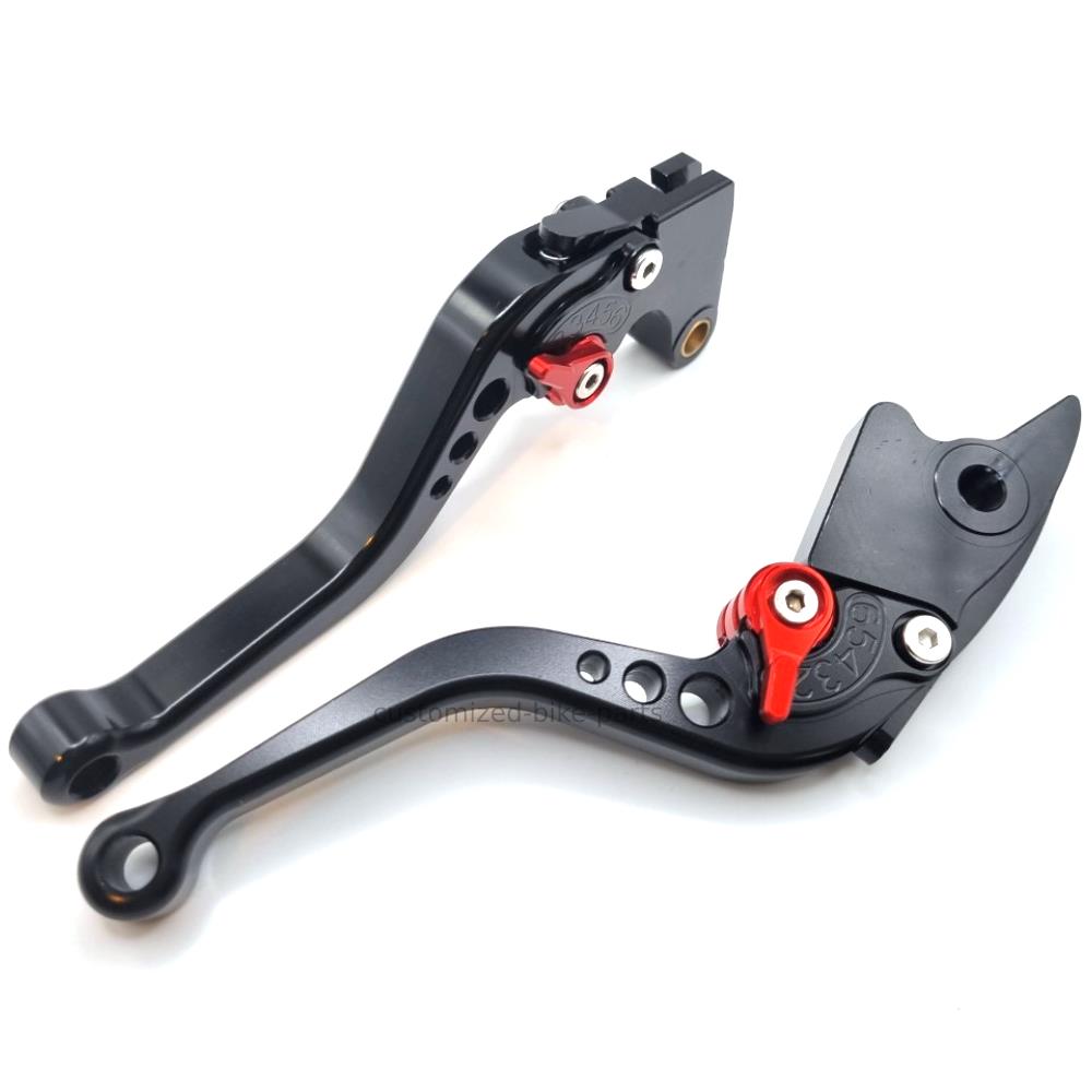 Short Black Clutch & Brake Levers For Honda CBR954 RR Fireblade 2002-2003