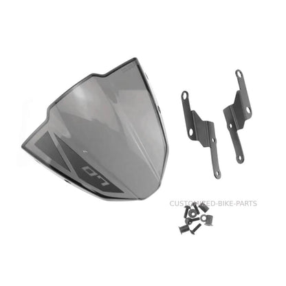 Motorcycle Smoked Small Windscreen Windshield Screen - Yamaha MT-07 2021-2024