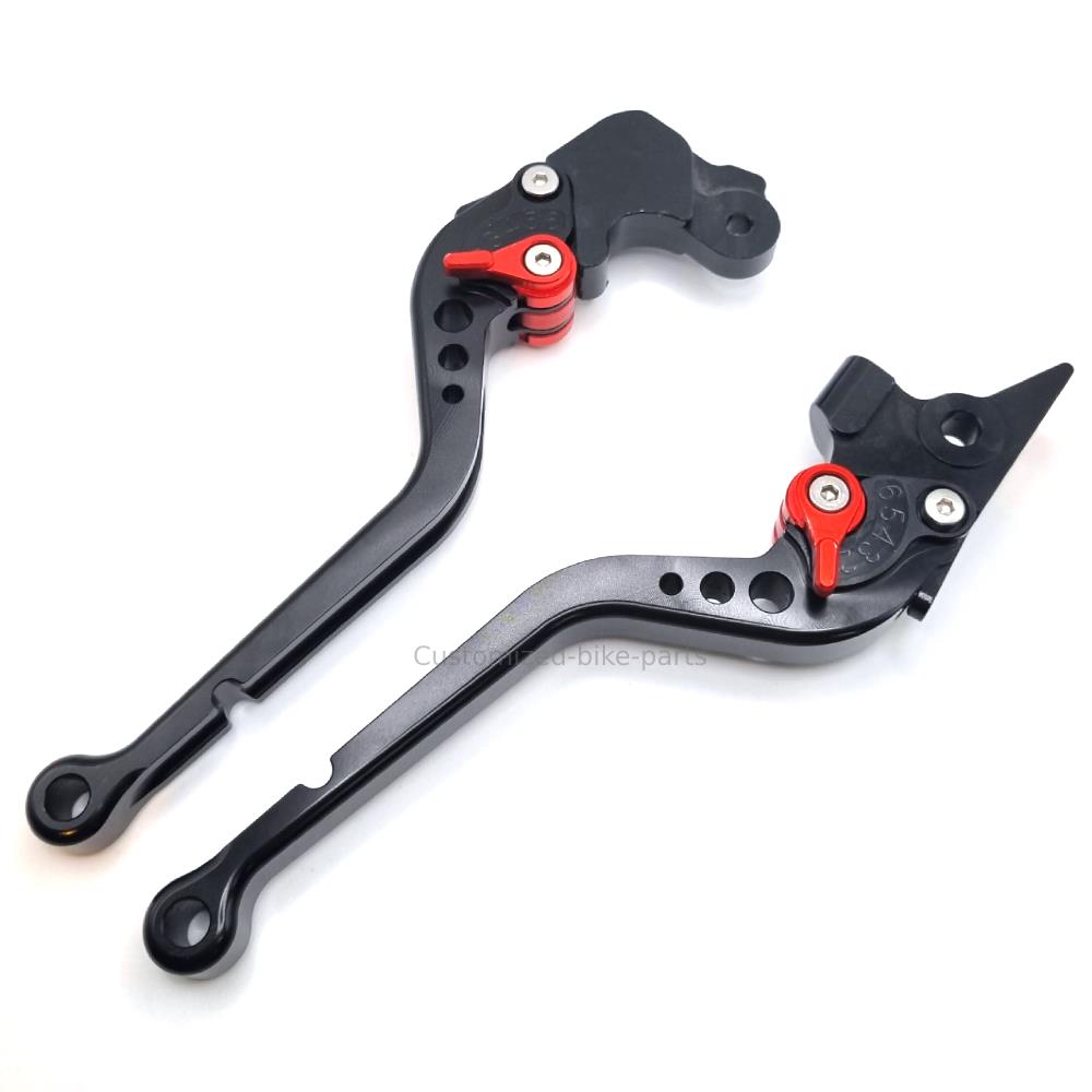 Long Black Clutch & Brake Levers For Moto Guzzi V7 Classic / Stornello / Trofeo