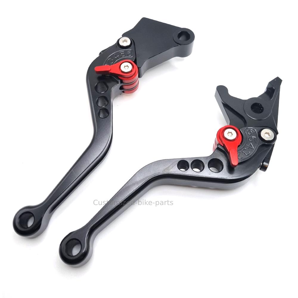 CNC Short Black Clutch & Brake Levers - BMW F 850 GS F850GS Adventure 2019-2023