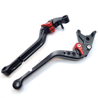 Long Black Clutch & Brake Levers For BMW S1000R 2021-2023