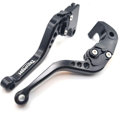 Short Black Clutch & Brake Lever - Triumph Daytona 675 2006-2017