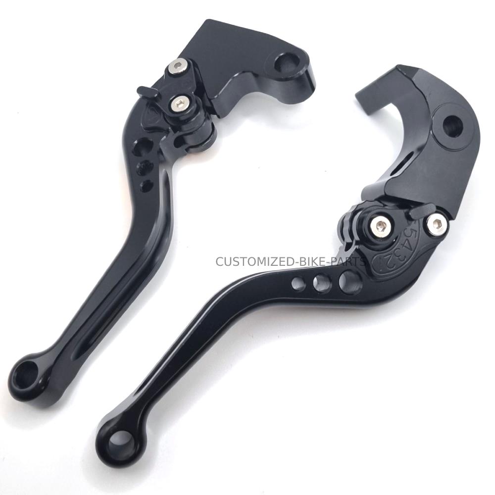 Short Black Clutch & Brake Lever - Triumph Daytona 675 2006-2017