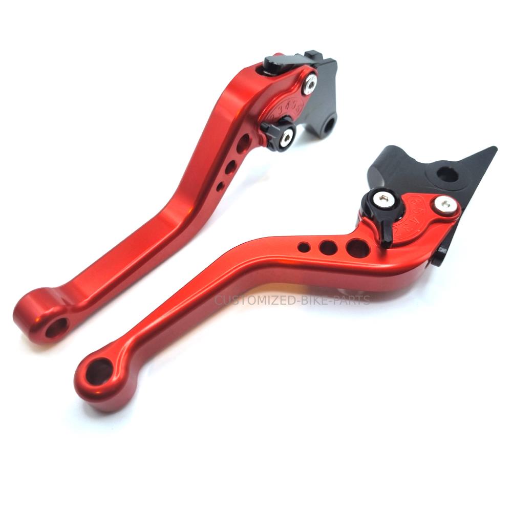 Short Red Clutch & Brake Levers Suzuki GSX-R GSX-S 125 150 2017-2019