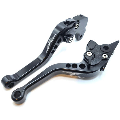 Short Black Clutch & Brake Levers For Moto Guzzi V7 Stone / Special / Custom