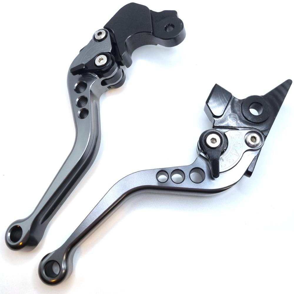 Short Titanium Clutch & Brake Levers For Moto Guzzi V7 Stone / Special / Custom