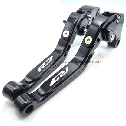 YAMAHA YZF-R7 2022-2024 Black/Black Adjustable Extendable Brake & Clutch Levers