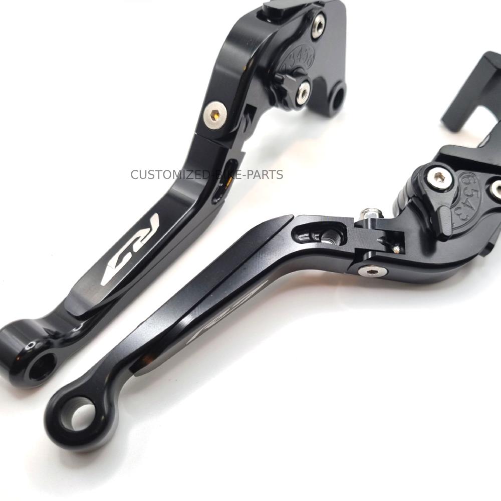 YAMAHA YZF-R7 2022-2024 Black/Black Adjustable Extendable Brake & Clutch Levers