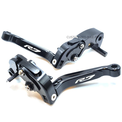 YAMAHA YZF-R7 2022-2024 Black/Black Adjustable Extendable Brake & Clutch Levers