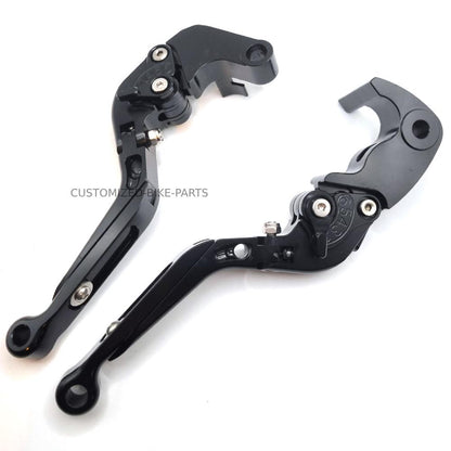 YAMAHA YZF-R7 2022-2024 Black/Black Adjustable Extendable Brake & Clutch Levers