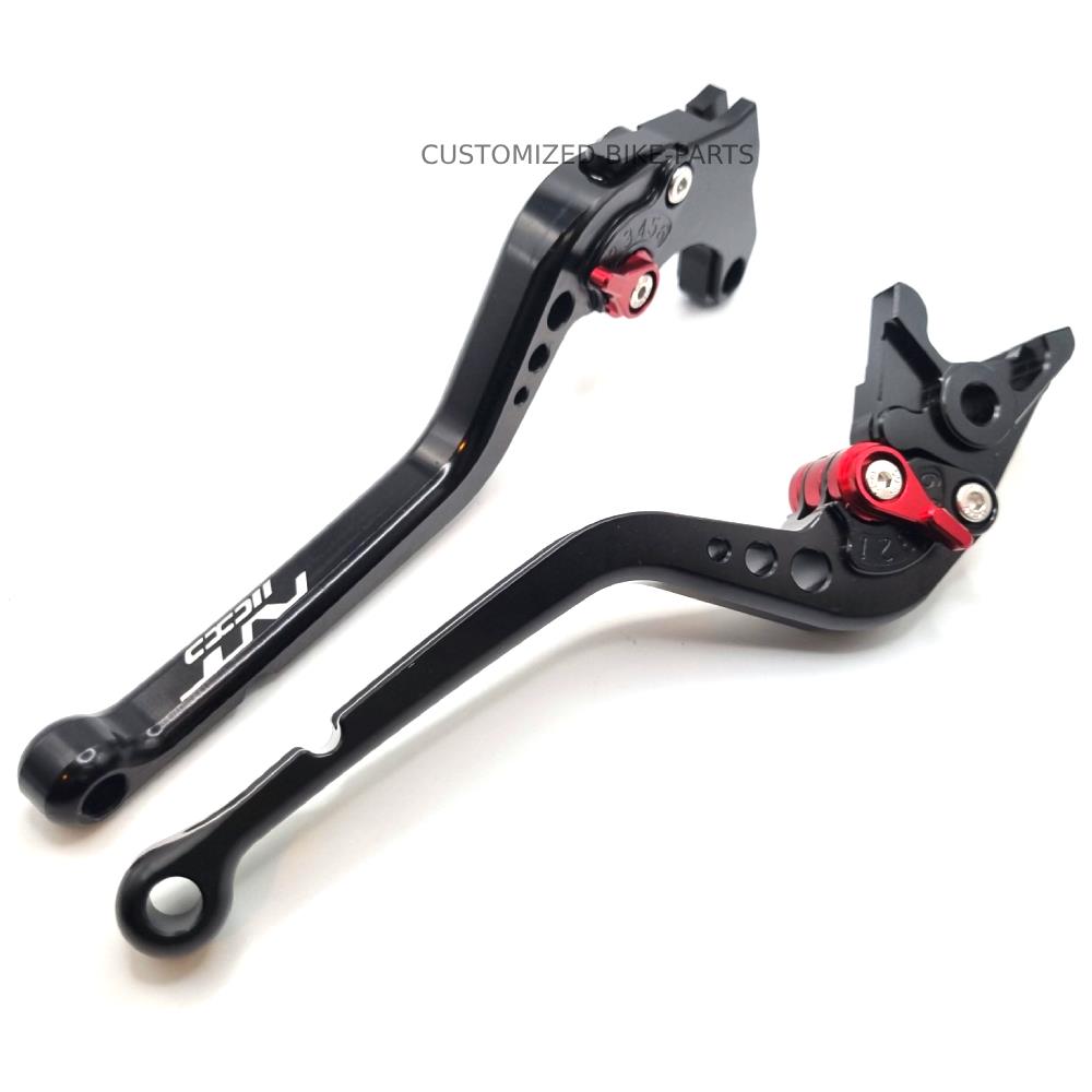 Long Clutch Brake Lever Set Black For Honda NT1100 NT 1100 2022-2024