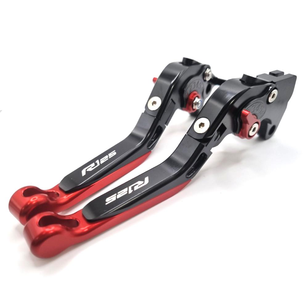 Yamaha YZF-R125 2014-2018 Adjustable Clutch Brake Lever Set - Red/Black