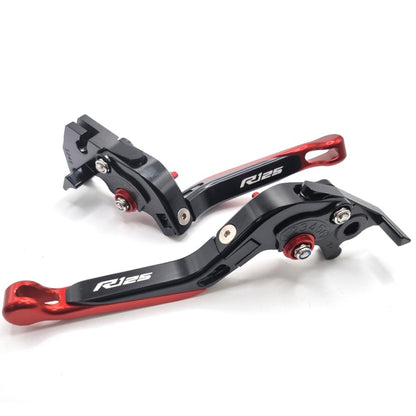 Yamaha YZF-R125 2014-2018 Adjustable Clutch Brake Lever Set - Red/Black