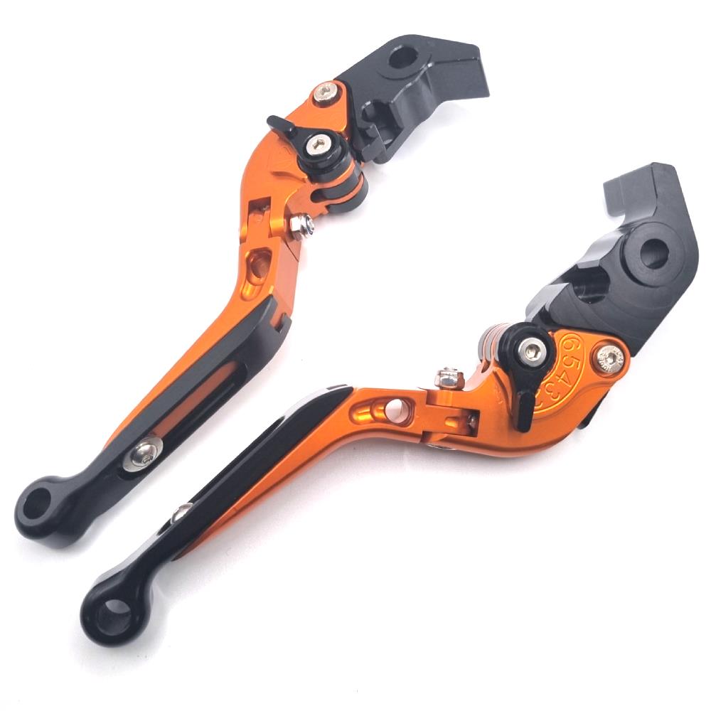 Clutch Brake Lever Set Orange/Black for  KTM 990 SuperDuke 2005-2013