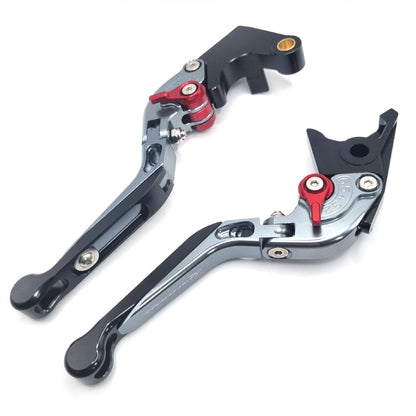 Titanium / Black Adjustable Clutch & Brake Lever Set For HONDA CB750 HORNET 2023