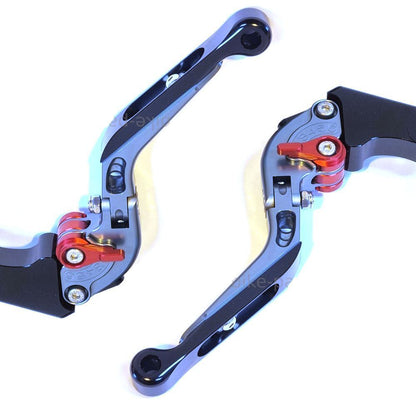 Suzuki GSX-S1000 Katana 2019-2023 Adjustable Clutch Brake Levers Titanium/Black