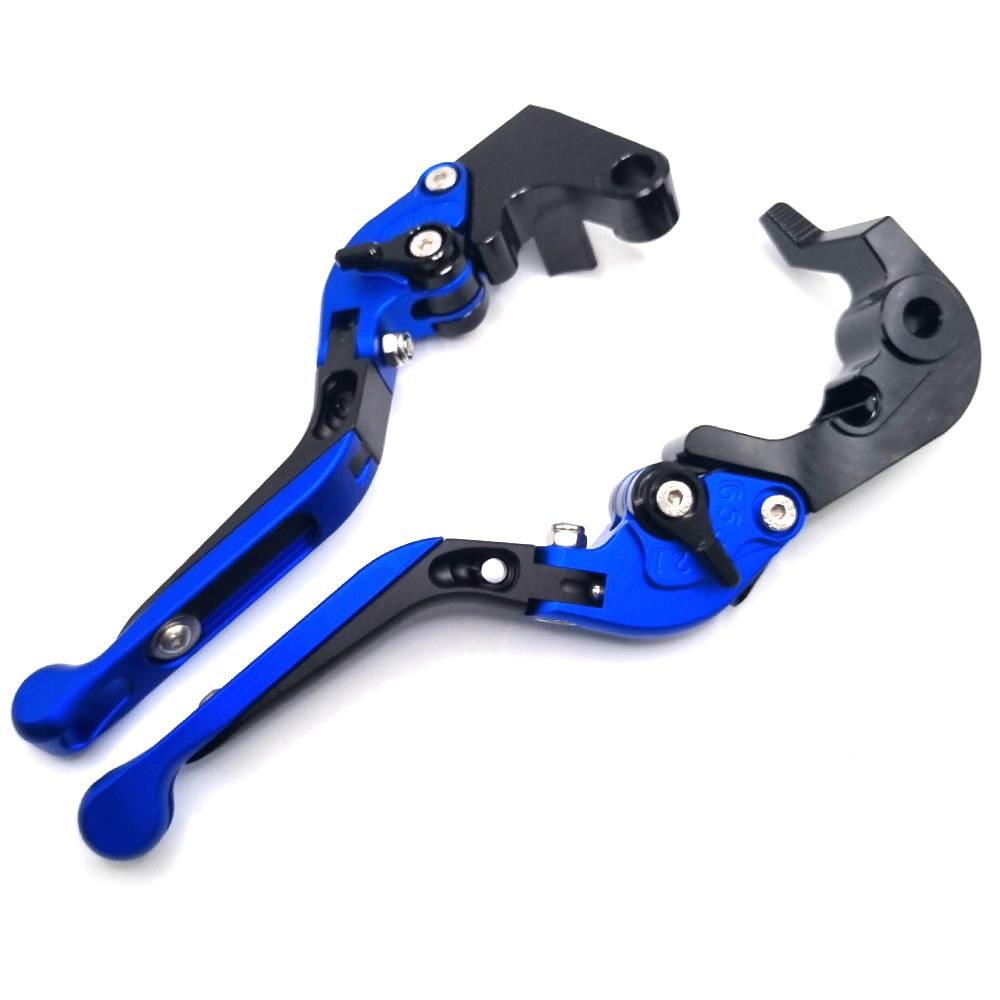 YAMAHA YZF-R7 2022-2024 Blue/Black Adjustable Extendable Brake & Clutch Levers