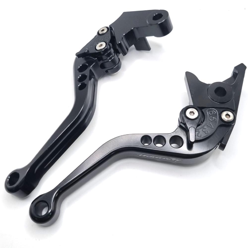 Short Black Clutch & Brake Levers Set for Honda CB750 Hornet 2023-2024