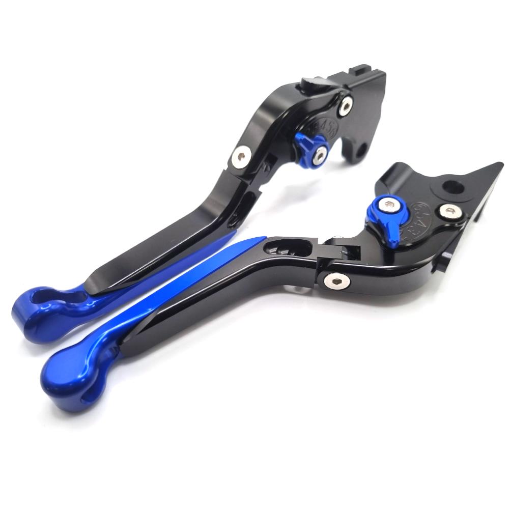 Adjustable Clutch Brake Levers Black/Blue - Suzuki GSX-S125 2020-2023