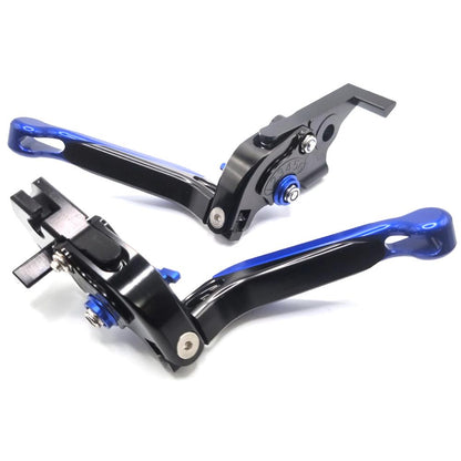 Adjustable Clutch Brake Levers Black/Blue - Suzuki GSX-S125 2020-2023