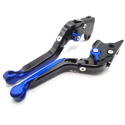 Adjustable Clutch Brake Levers Black/Blue - Suzuki GSX-R125 2020-2023